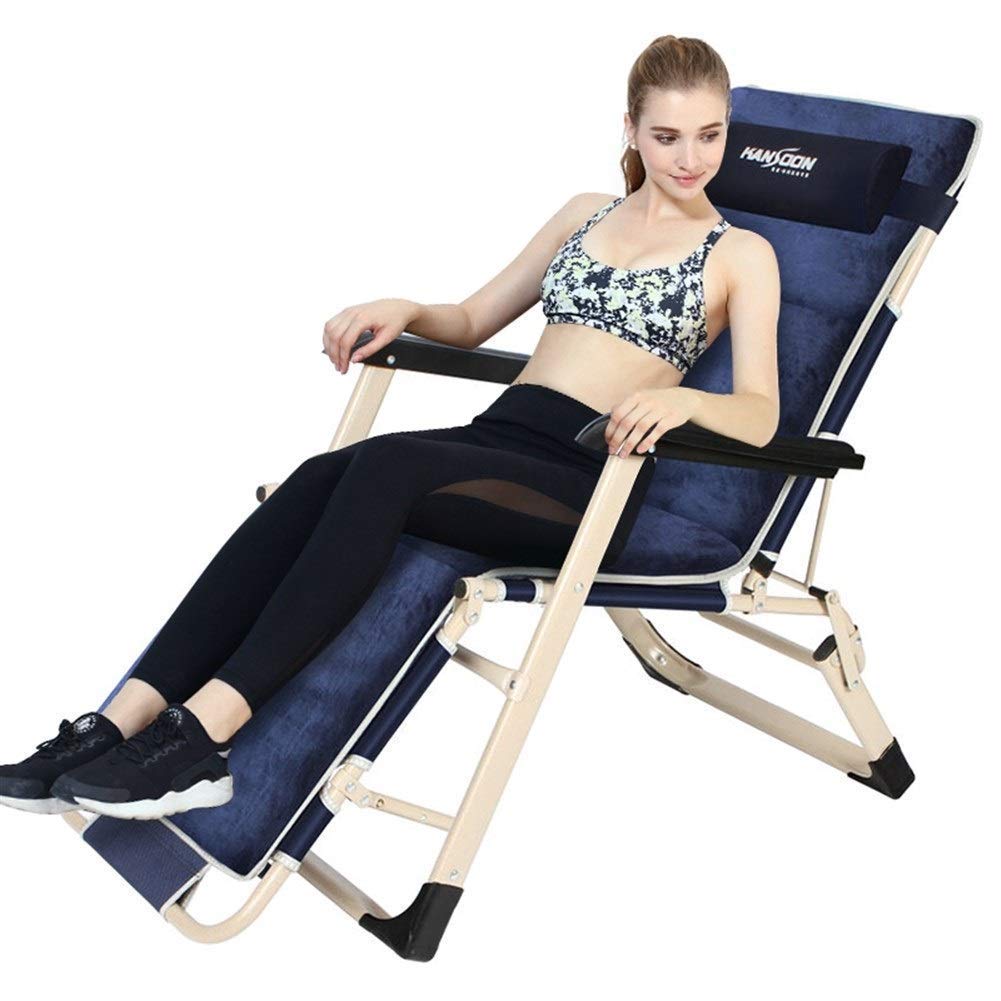 Transat pliable antirouille avec chaise longue en métal de jardin