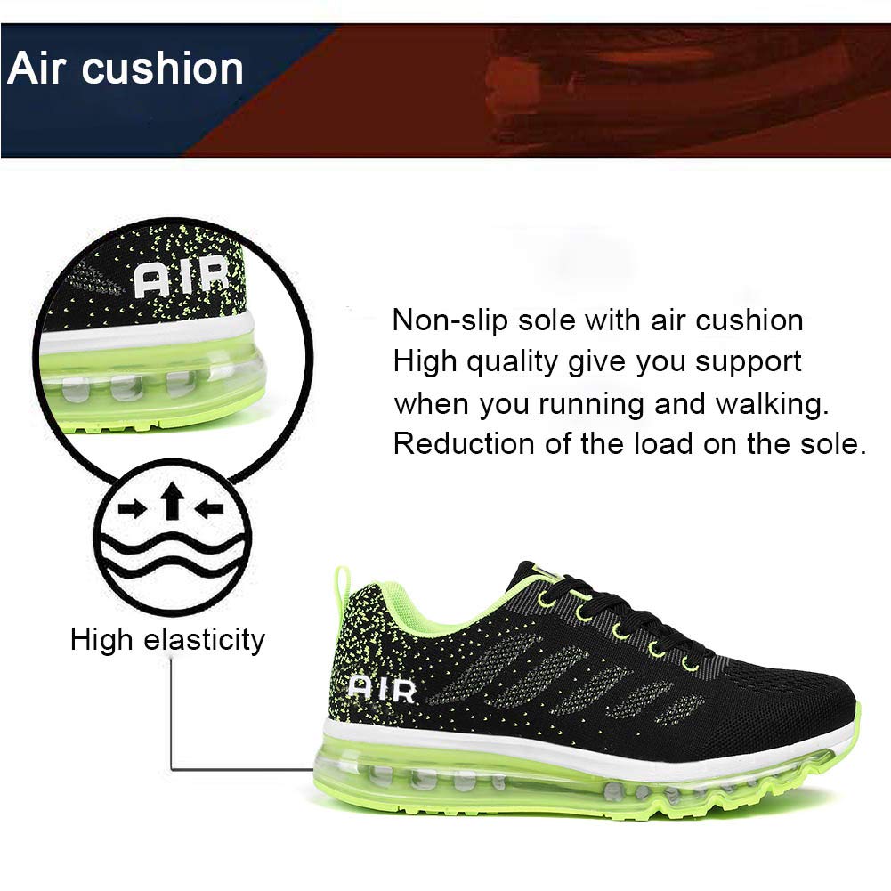 Uomo Donna Air Scarpe da Ginnastica Corsa Sportive Fitness Running Sneakers Basse Interior Casual all'Aperto 34-46 EU