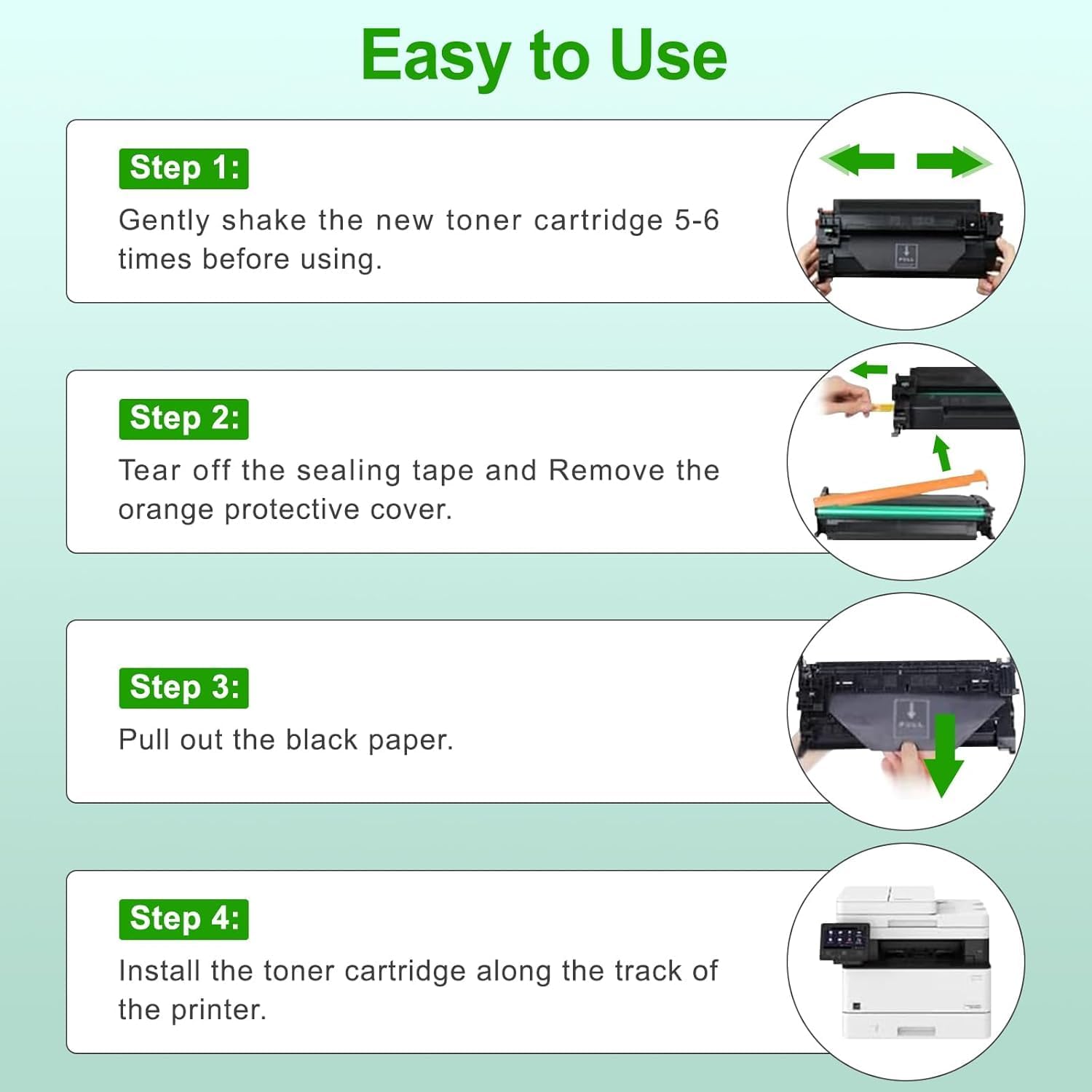 Compatible Toner Cartridge for Canon 057 Black CRG-057,2-Pack 3009C001 for Canon imageCLASS MF449dw, MF448dw, MF455dw, MF445dw, LBP228dw, LBP226dw, lbp227dw, LBP236dw Laser Printers