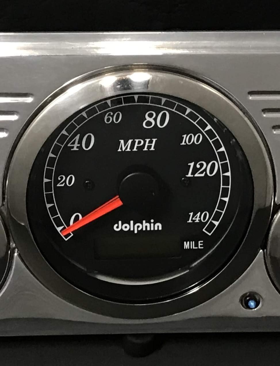 Dolphin Gauges 1937-1938 Chevy Car 5 Gauge Dash Panel - GPS - Programmable - Black