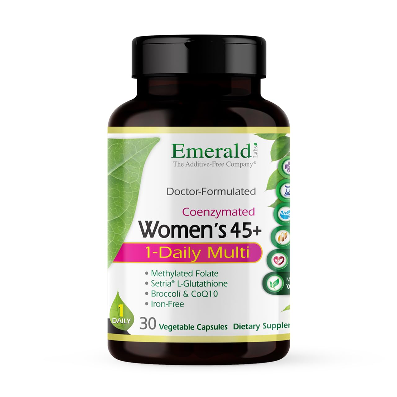 EMERALD LABS Women's 45 Plus 1-Daily Multi, 30 Capsules 30 Count (Pack of 1)