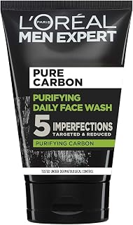 L'Oreal Paris PROFESSIONAL PARIS Men Expert, Pure Charcoal Purifying Daily Face Wash for Men P2-100ml Price In India