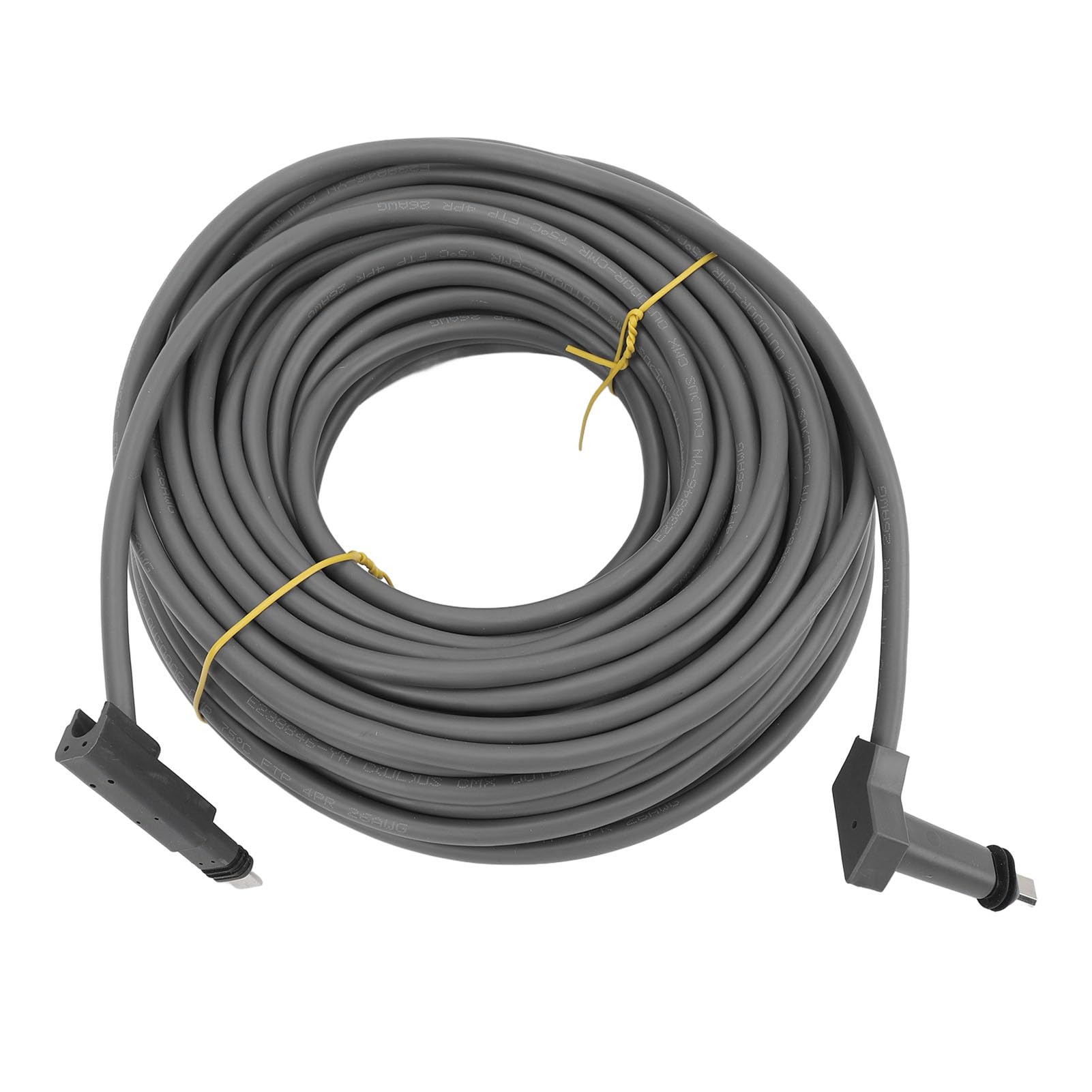 Câble D'extension Satellite de 75 Pieds, Cordon étanche et Robuste pour Usage Domestique et Extérieur, Caoutchouc et Cuivre Rouge