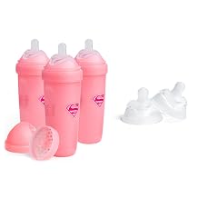 9 Pièces Accessoires Biberons - Couvercles De Rechange Anti-Fuite Pour Biberons Large Col