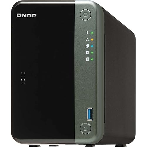 QNAP TS-253D-4G 2 Bay NAS for Professionals with Intel® Celeron® J4125 CPU and Two 2.5GbE Ports