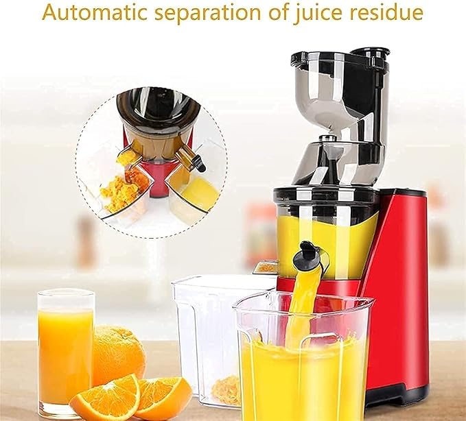 Extractor de Jugos Prensado en Frío Boca Ancha 81mm Separación Pulpa miniatura 2