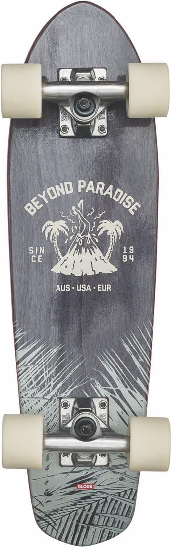 GLOBE Skateboards Bantam Evo Cruiser Complete Skateboard, Black Maple