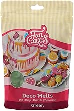 FunCakes Deco Melts Grün - Tauchen, drippen, dippen und dekorieren! In der Mikrowelle schmelzen und in jede Form gießen, 250 g