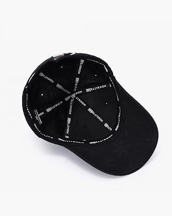 Summer Sun UV Protection Floral Baseball Hat with Letter M Adjustable Sport Running Golf Ponytail Hat Cap for Women