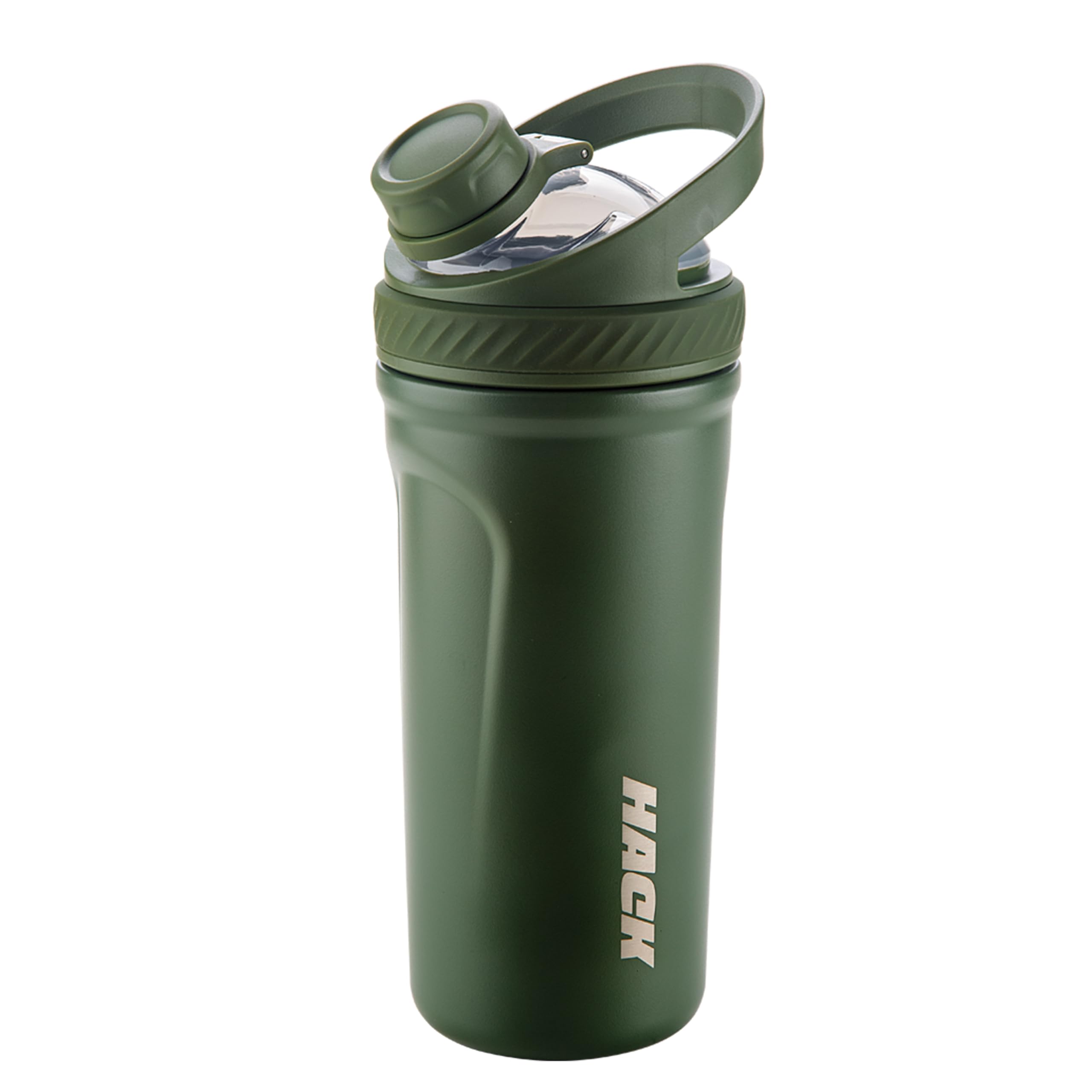 Hack Athletics Premium Stainless Steel Insulated Shaker Bottles for Gym, Protein Shaker, Pre Workout Bottle, Water Bottle for Men and Women, BPA Free Material 100% Leakproof | 709ML (Green) (B0D961Q72M) Amazon Price History, Amazon Price Tracker