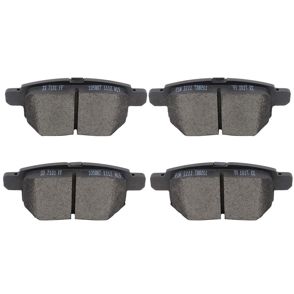 Rear Ceramic Brake Pads Kits 4pcs fit For Lexus ES300,For Pontiac Vibe,For Scion tC,xB,For Toyota For Camry,Corolla,09-13 For Toyota Matrix,17- For Toyota Prius Prime,12-18 For Toyota For Yaris