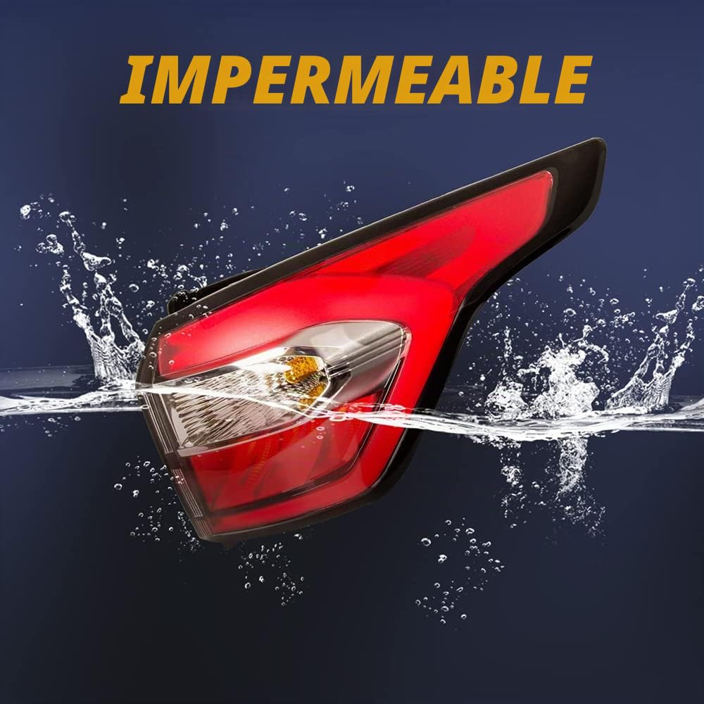 Coche Montaje De luces Traseras Para Ford Kuga 2017 2018 2019, lámpara trasera Luz Indicadora De Señal De Giro Coche Faro Trasero Accesorios, outside-right