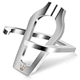 AILE Tobacco Smoking Pipe Stand Holder - Stainless Steel Portable Foldable - For Single Pipe