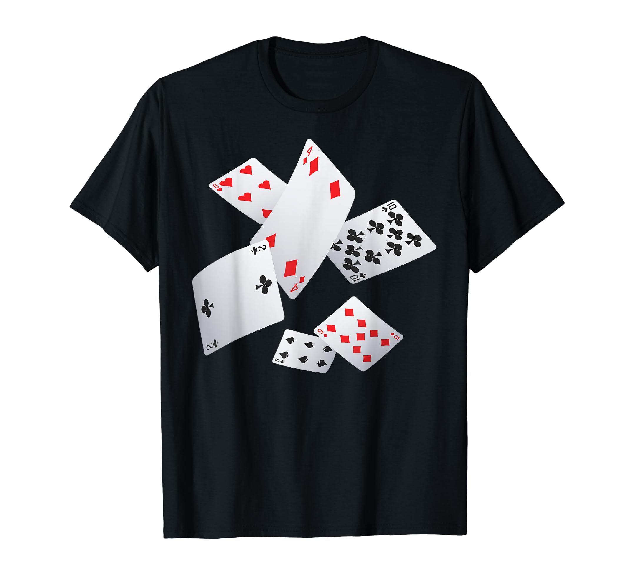 Ace of Hearts Clubs Spades Diamonds Playing CardsT-Shirt