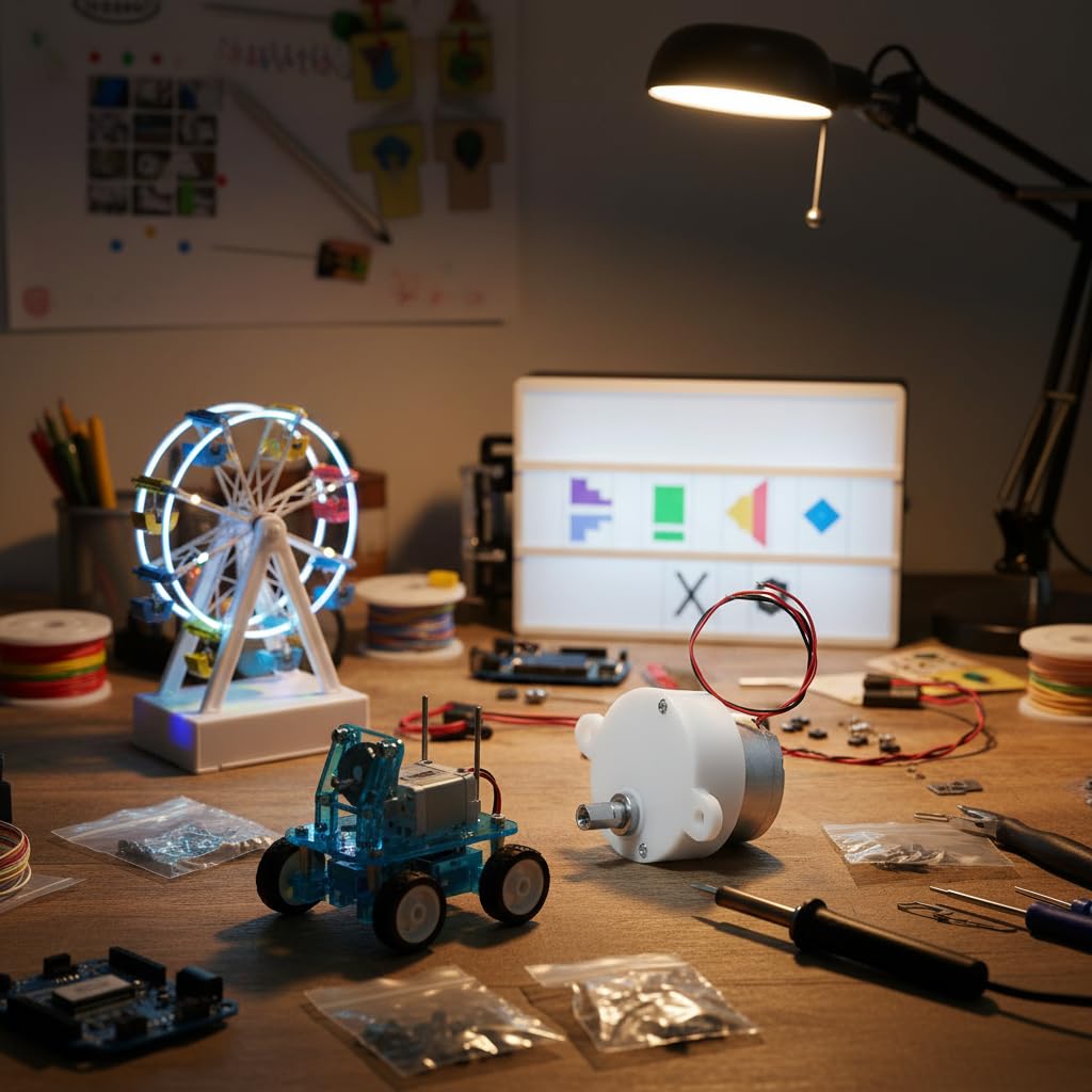 Motor Eléctrico de Engranajes 6V 5 RPM 0.2W Micro Motorreductor de Plástico