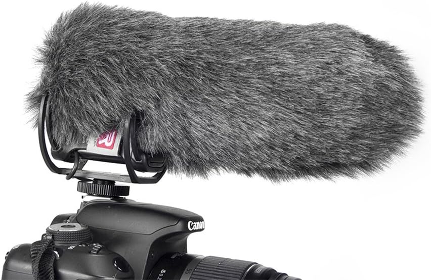 Rycote Mini Windjammer for Rode VideoMic Pro with Rycote Lyre Suspension, Fur Windshield
