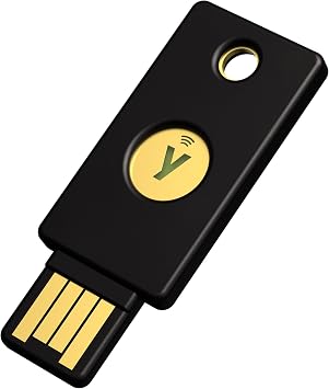Yubico - YubiKey 5 NFC FIPS 140-3 - Multi-Factor authentication MFA Security Key and passkey, Connect via USB, FIDO Certified - Protect Your Online Accounts