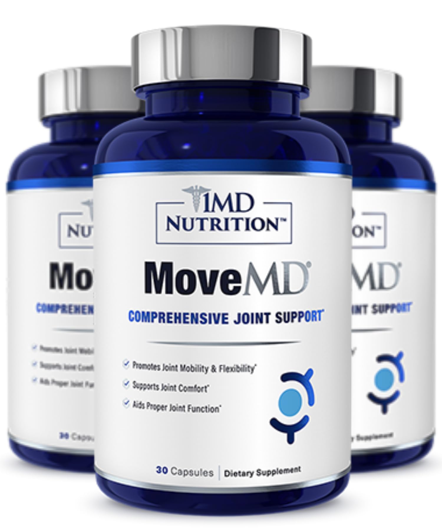 MoveMD - Joint Health Supplement - Doctor Formulated | with Collagen, Astaxanthin, and More | 30 Capsules (3-Pack)