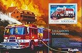 Gebiet: Togo Prophila Collection Togo Block 1176 (kompl. Ausgabe) 2015 Feuerwehrfahrzeuge (Briefmarken für Sammler) Feuerwehr/Polizei