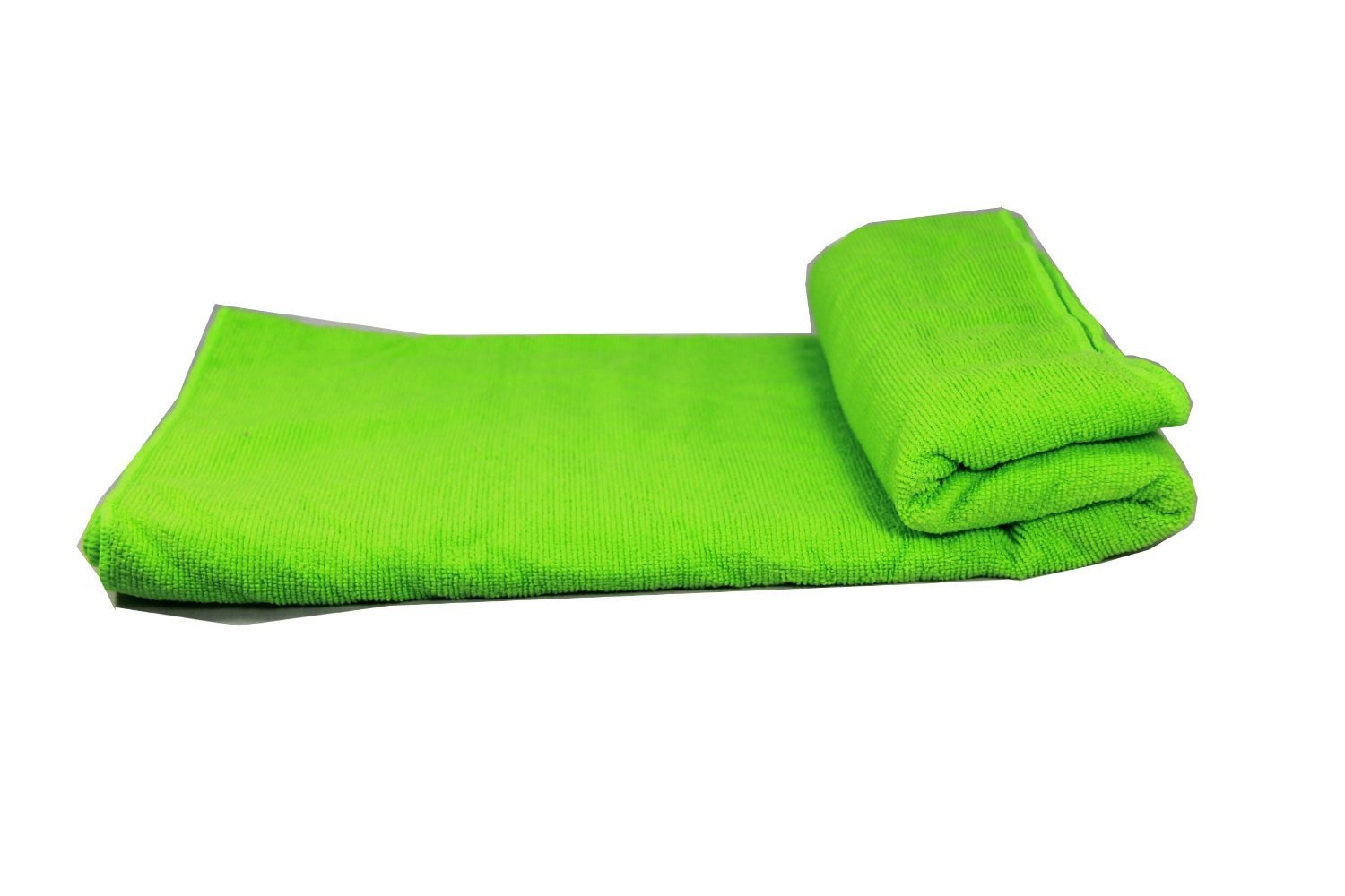 AngelBeauty© Microfiber Extra Thickness Yoga Hand Size Towel Avaliable in Two Sizes & Multi Colors (Green, 36