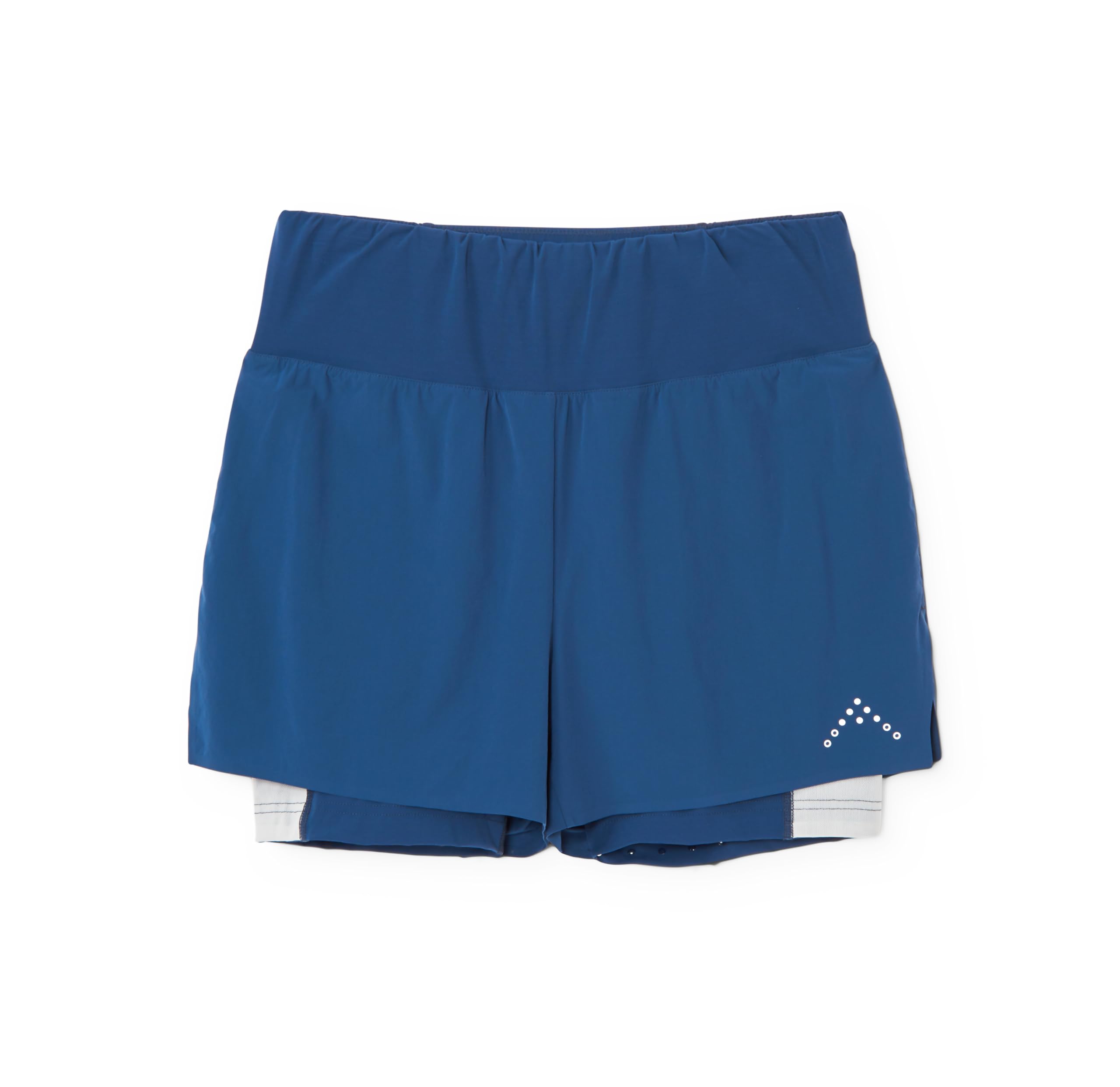 Rab Women's Tempest Blue Talus 2-In-1 Shorts - Quick-Drying Shorts With Built-In Liner For Trail Running & Hiking - 10
