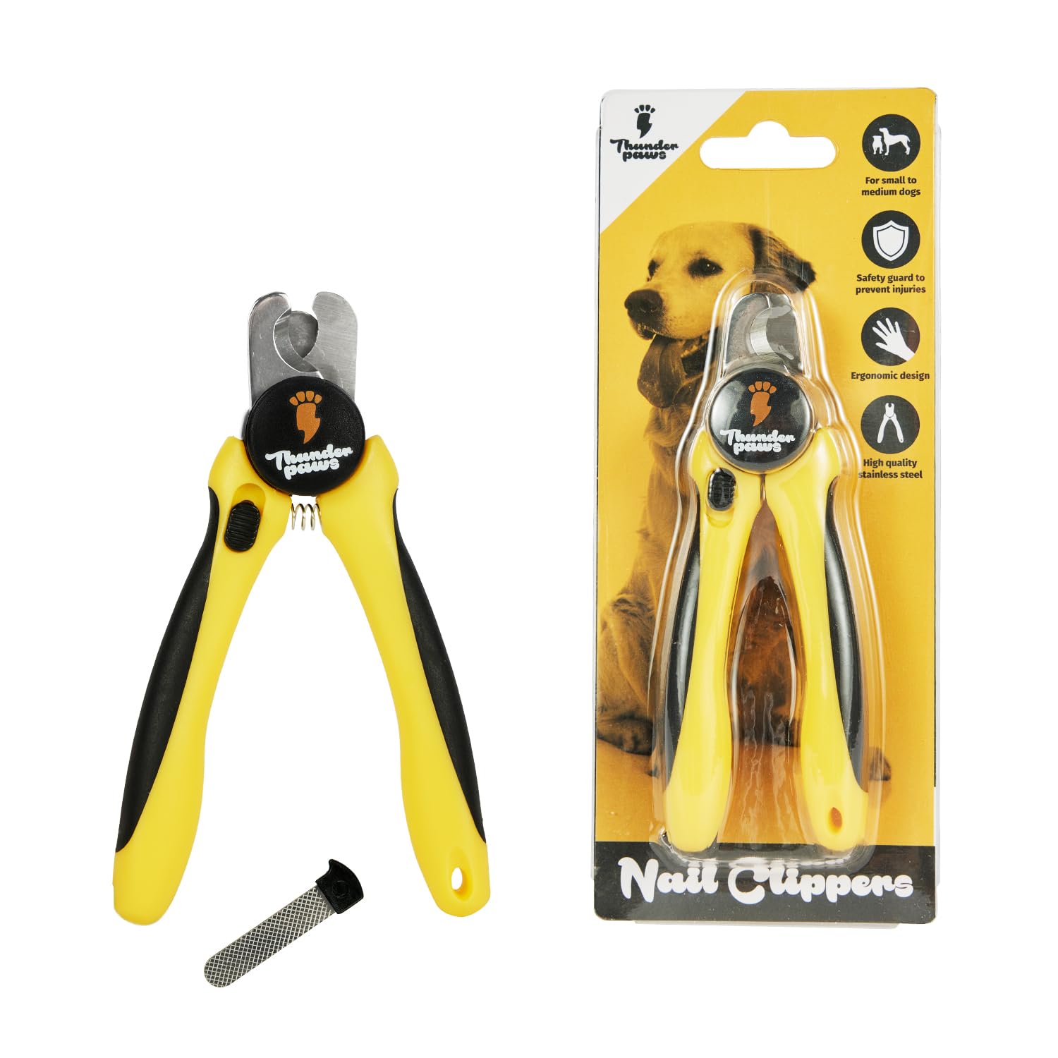 Thunderpaws Katzennagelknipser (Gelb, Klein bis Mittel)