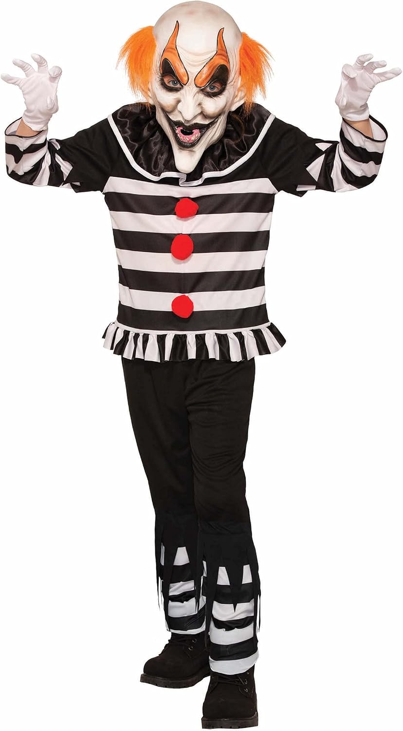 Rubies Child's Forum Evil Scary Clown Costume, As Shown, Medium