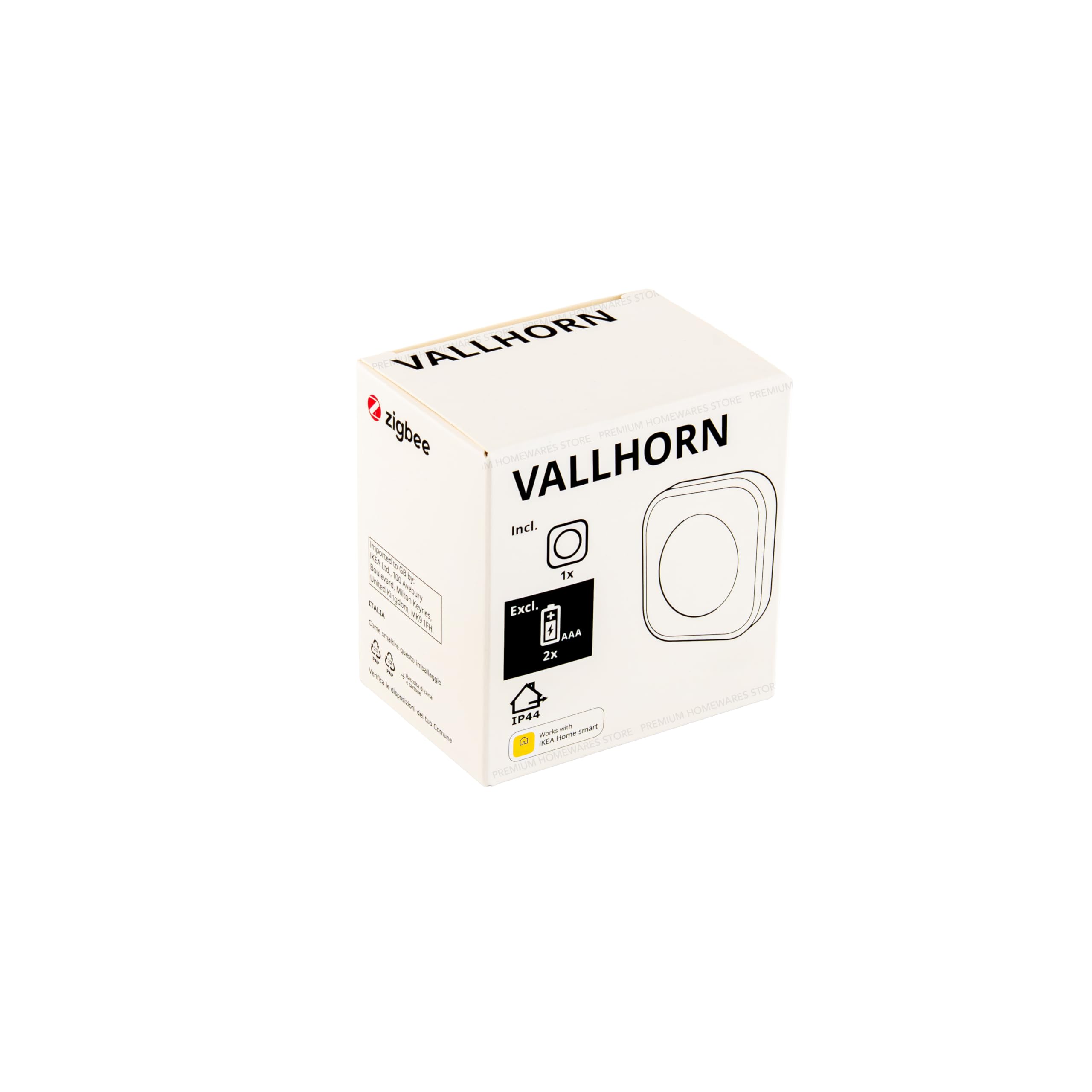 Détecteur de mouvement sans fil VALLHORN TRADFRI Zigbee grand angle