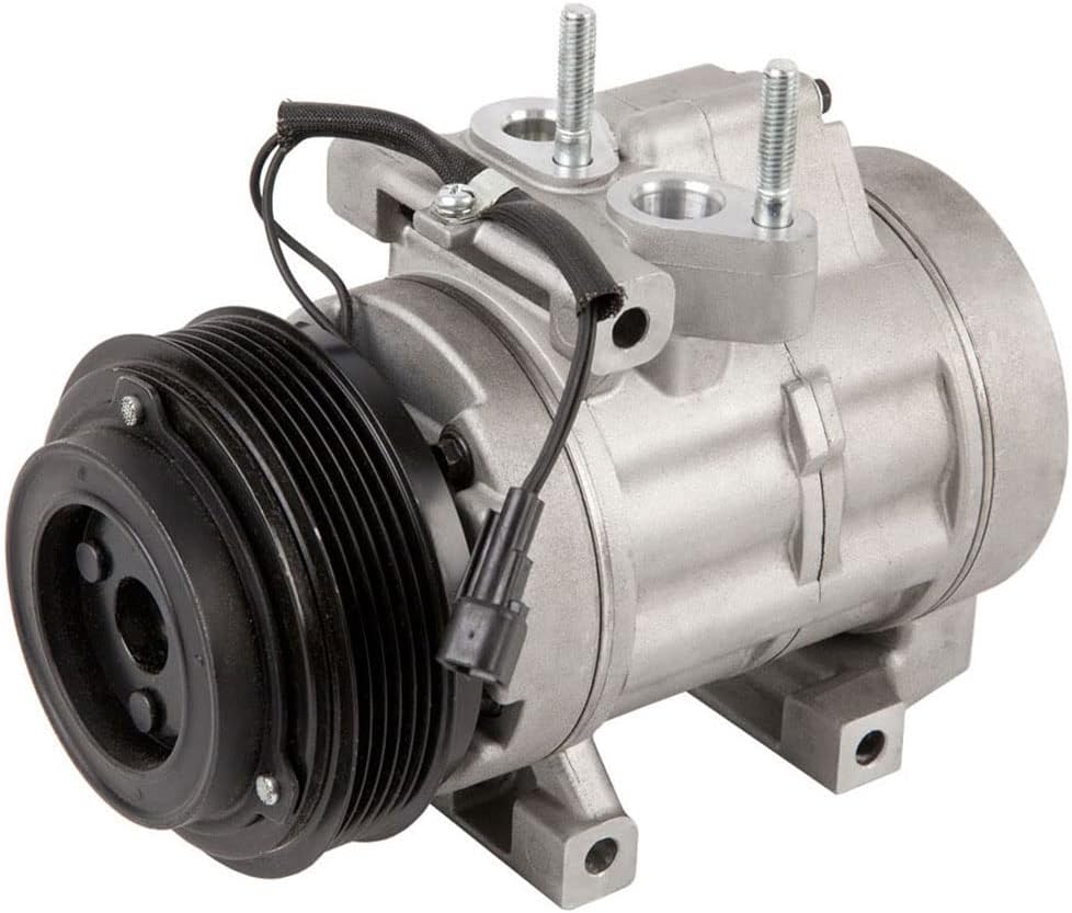 AC Compressor & A/C Clutch For Ford Explorer Mercury Mountaineer V6 2006 2007 2008 2009 2010 w/Rear AC - BuyAutoParts 60-02268NA NEW
