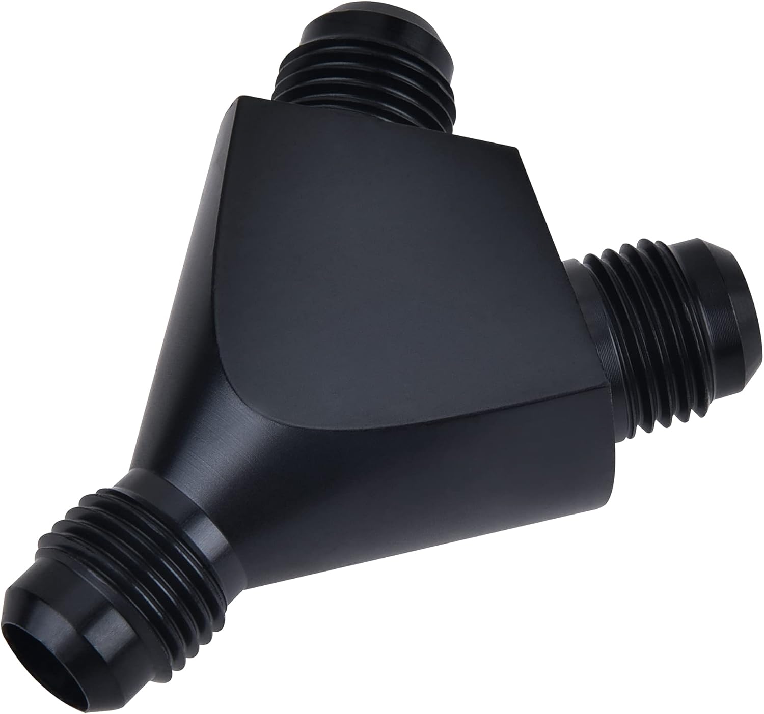 EVIL ENERGY 6AN Y Block Flare Fitting Adapter Union Splitter Black