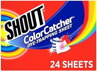 Shout Color Catcher Sheets for Laundry, Maintains Clothes Original Colors, 24 Count