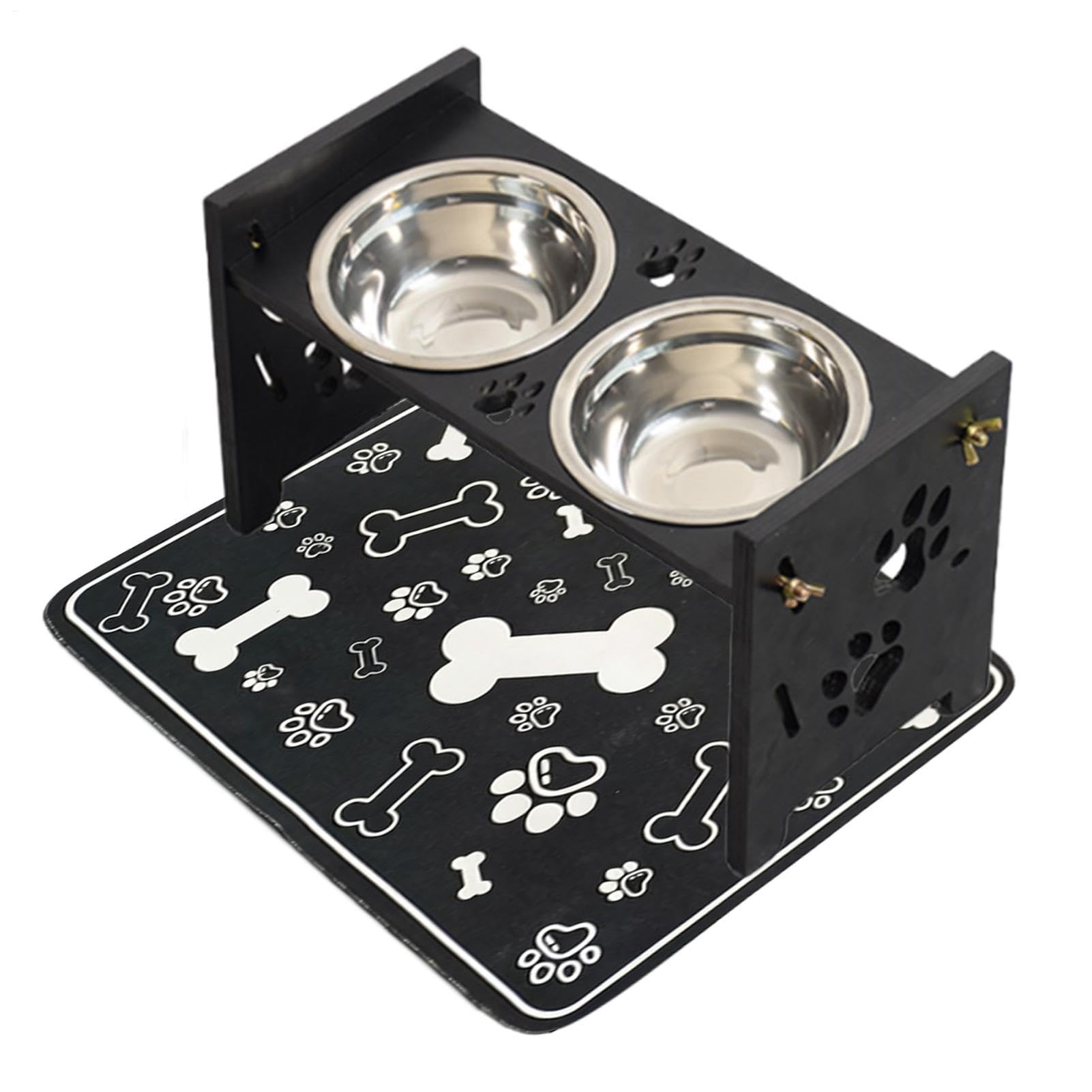 Gamelle surélevée pour chien multi-animaux et distributeur d'eau chat voyage