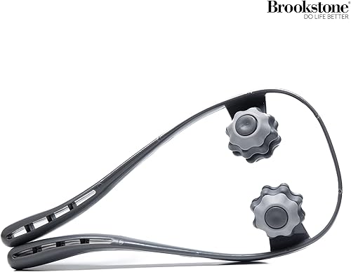 Miniatura 9 de Brookstone Rodillo masajeador de cuello - Rodillo de mano para aliviar el dolor - Rodillo de masaje de cuello premium para hombros y cuello -