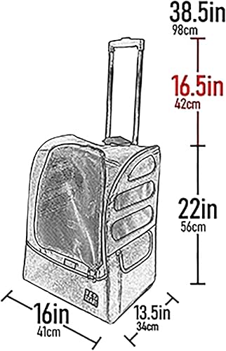 Miniatura 6 de Pet Gear I-GO2 - Mochila enrollable transportador de viaje asiento de automóvil para gatos y perros ventilación de malla correa incluida asa