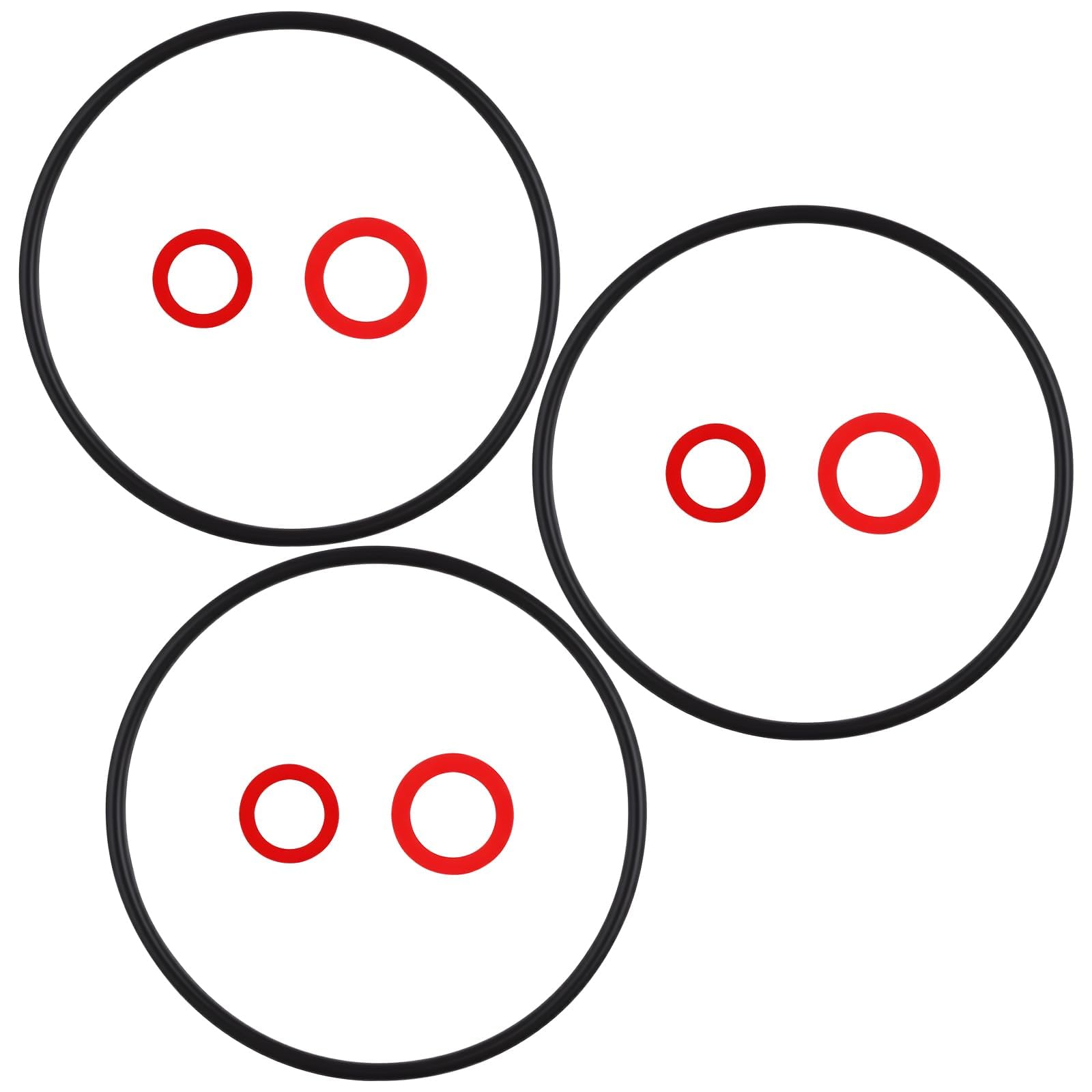 3PCS Black Carburetor Float Bowl Gasket Kit, Carburetor Float Bowl Gasket Replacement Kit/Float Bowl Ring Replacement Washers for Engines GX120 GX160 GX200 GXV120 GXV140 GXV160