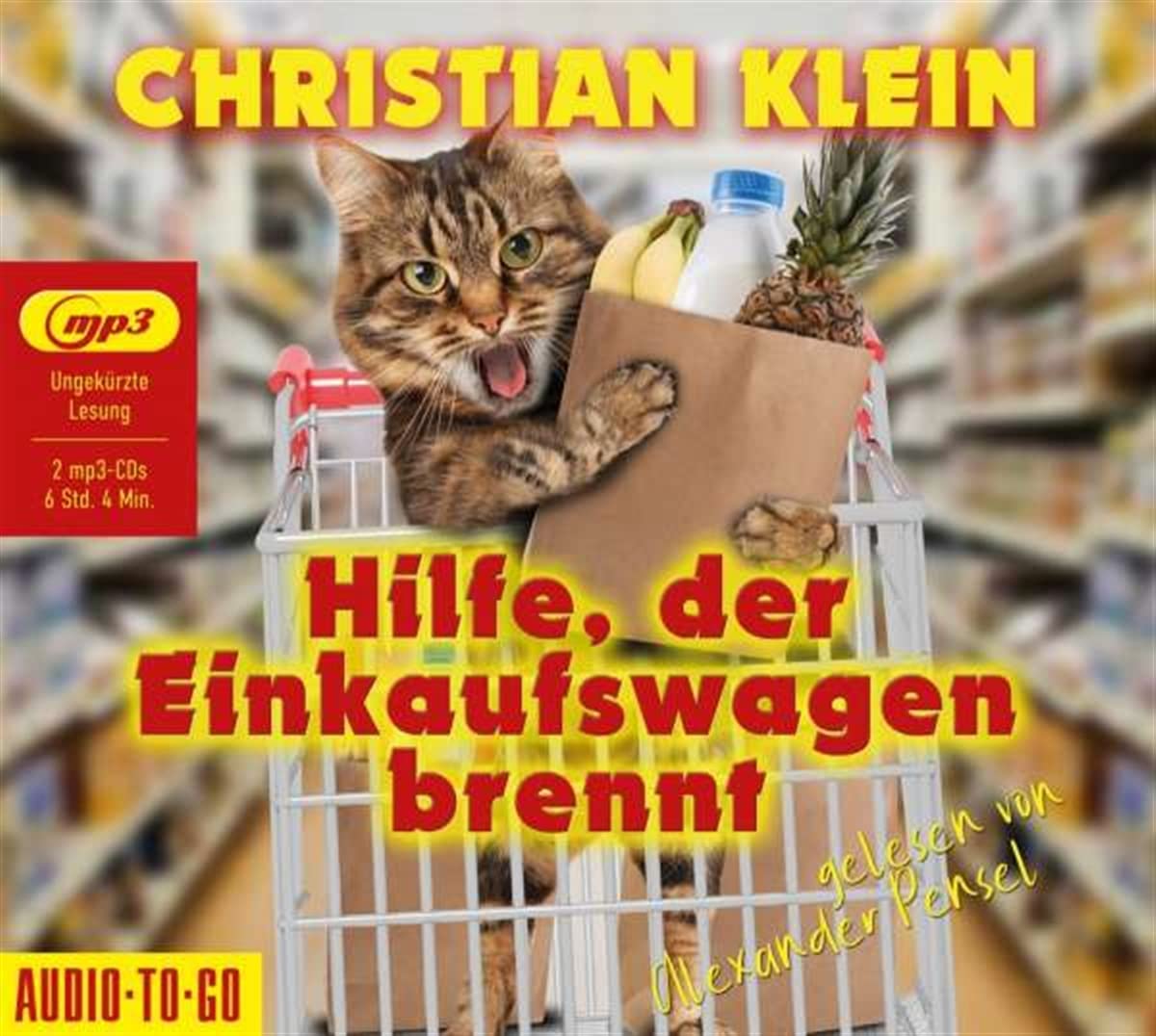Hilfe, der Einkaufswagen Brennt