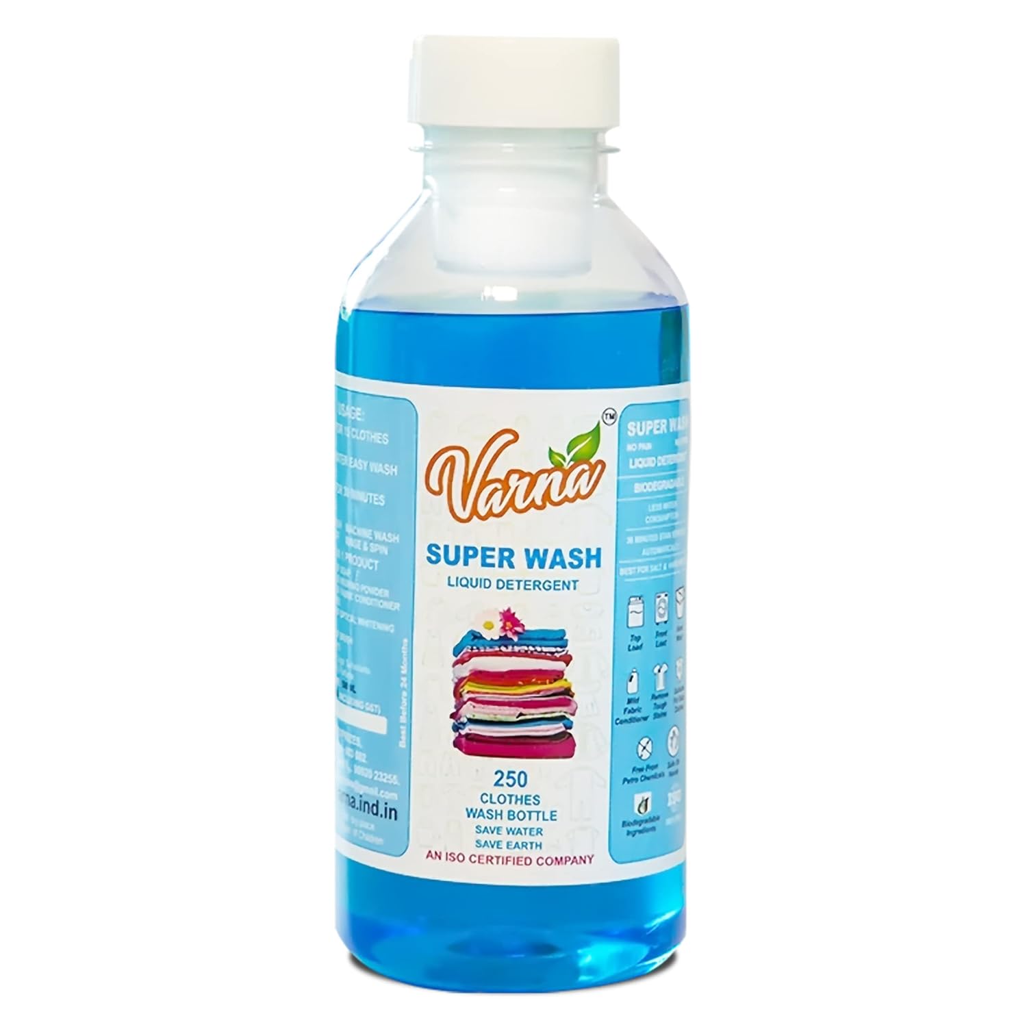 Varna Bio Super Wash Liquid Detergent With Inbuilt Fabric Conditioner