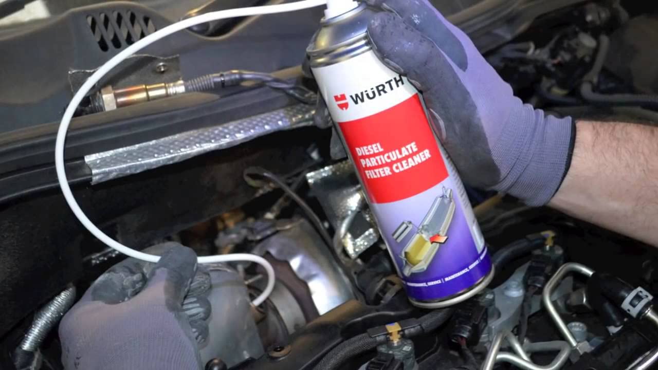 Wurth - Detergente per filtro antiparticolato per motori Diesel DPF, in flacone da 400 ml