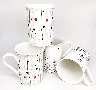 Amazon In 4 Coffee Cups Mugs Cups Mugs Saucers Home Kitchen