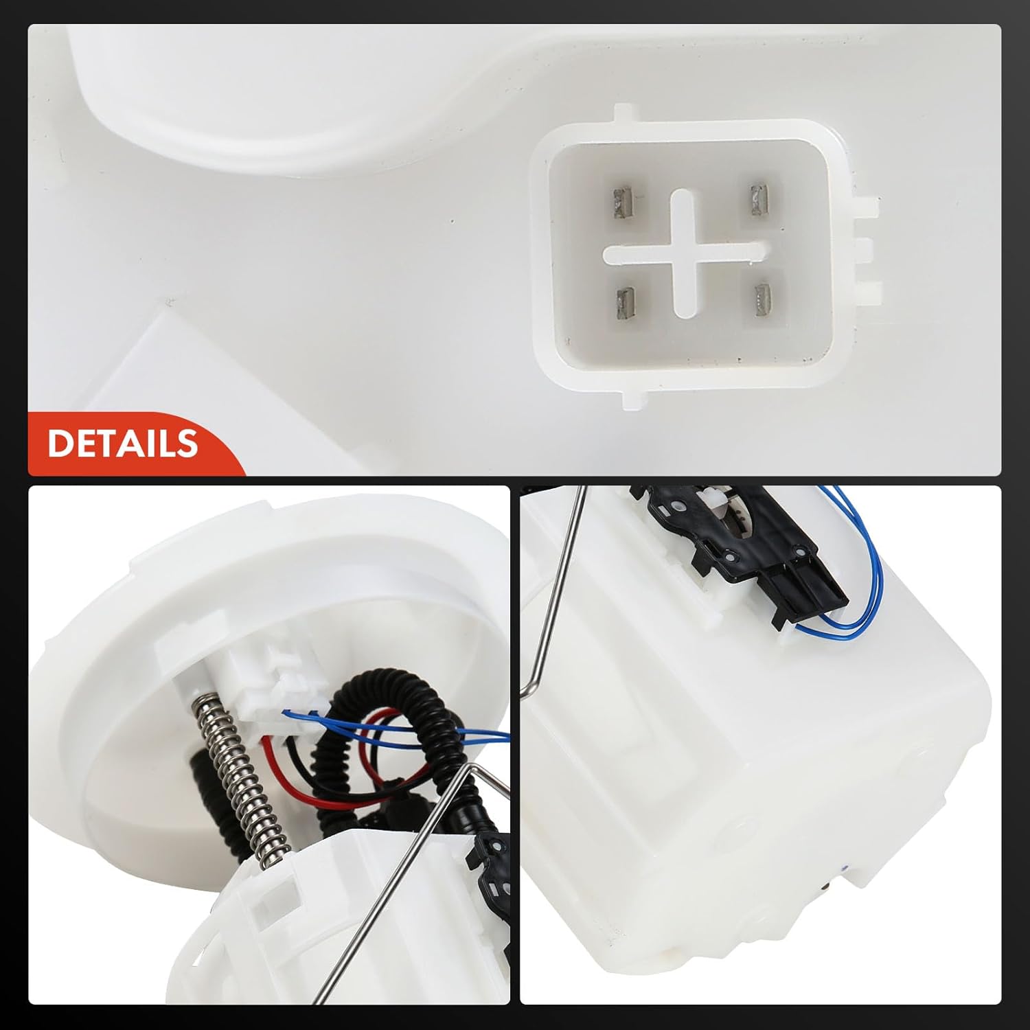 A-Premium Electric Fuel Pump Module Assembly with Sending Unit Compatible with Mazda 6 2003-2008 V6 3.0L, Except California Emissions, Replace# AJ801335ZA