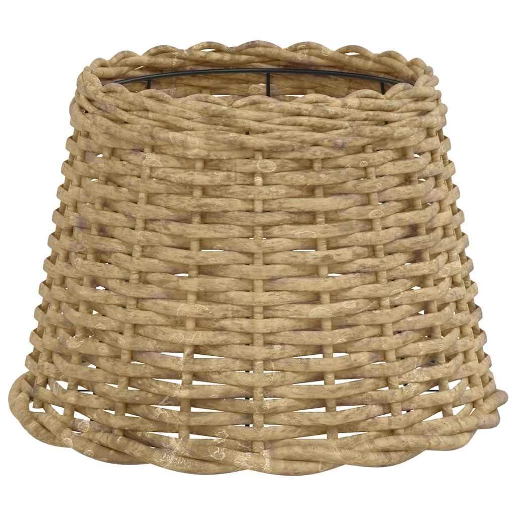 vidaXL Pantalla para lámpara Mimbre marrón Ø30x20 cm, Pantalla de lámpara de Techo, Pantalla de lámpara de mesilla, Pantalla de lámpara de Mimbre