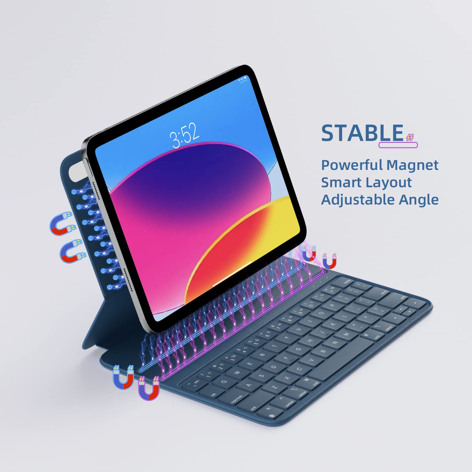 Amazon.co.jp: HOU F15-01 iPad 第10世代 ケース キーボード付き