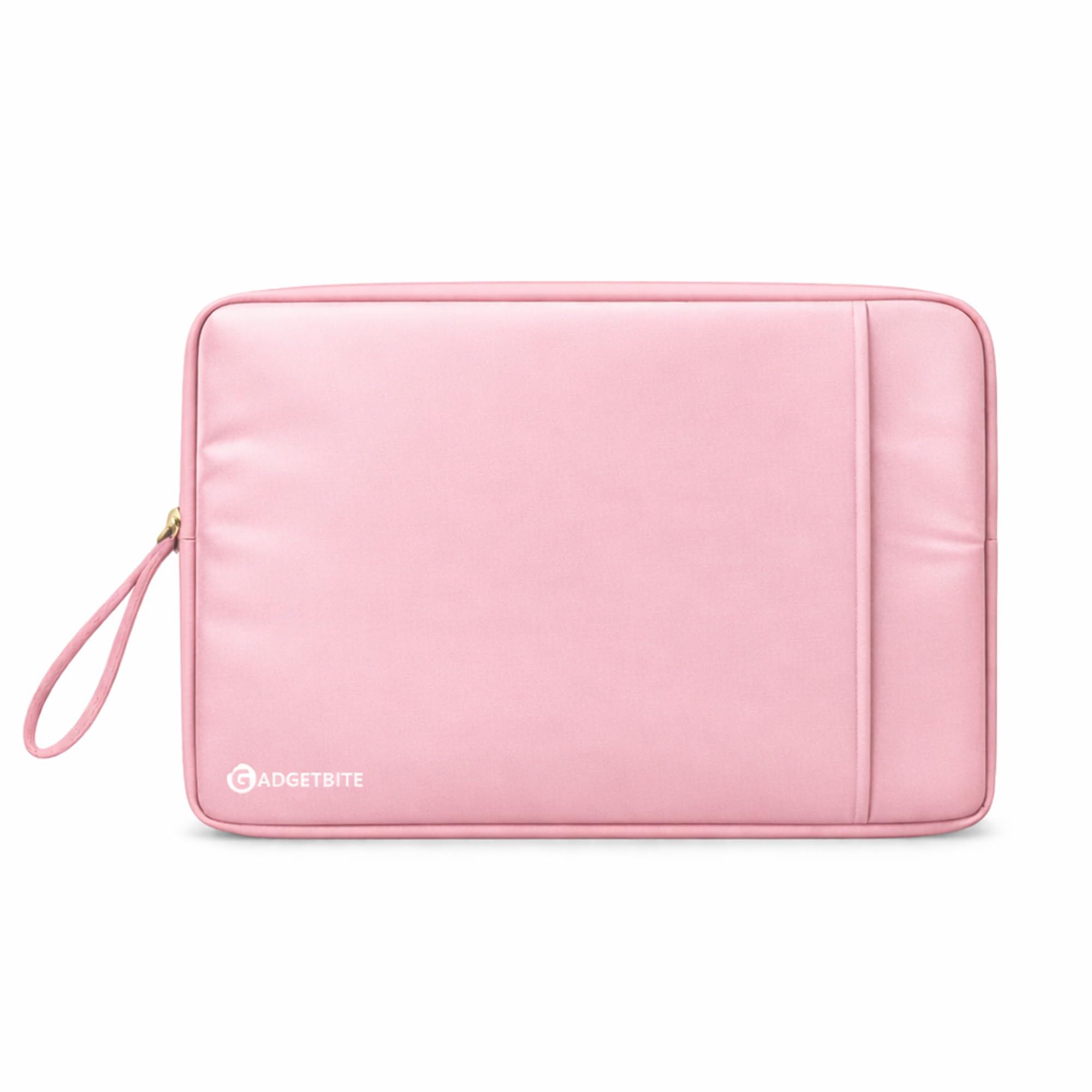 GadgetBite Laptop Bag Sleeve Bag for 15 to 15.6 Inch MacBook Air Pro Retina Water Resistant Laptop Cover with Front Pocket Compatible with Other Laptops and Notebooks - Pink