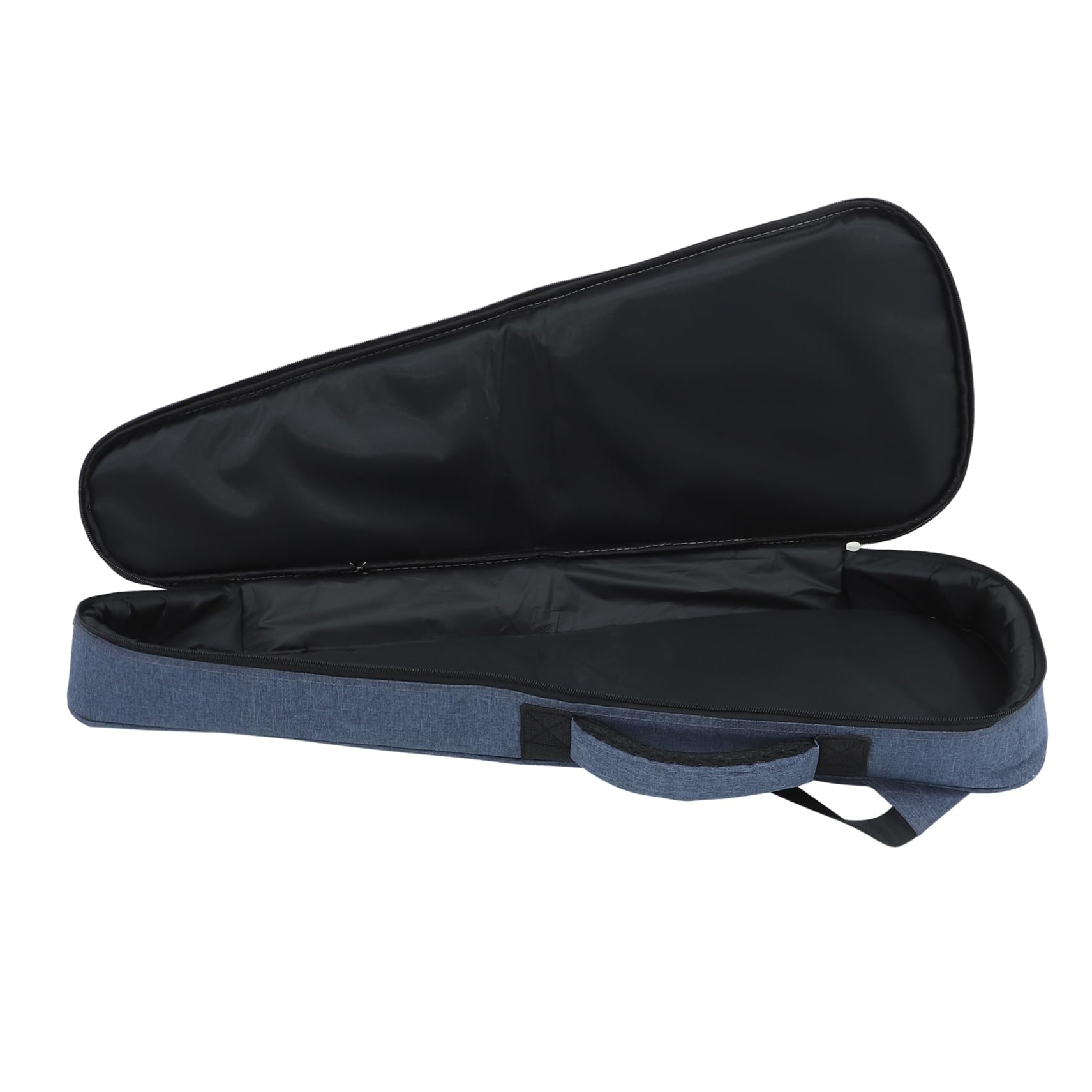 Paquet de Rangement Construction Robuste et Léger pour Ukulélé 26 Pouces en Tissu Oxford Bleu Mousse Épaisse pour Séances de Pratique et Concerts