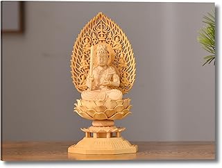 繁樓藝雕 ポスター アートパネル 菩薩の写真 仏像 装飾画 インテリア 守り本尊 木枠付きの完成品 (PS10,60CMx90CM)