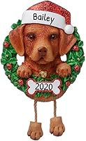 Vista 19 de Elfos - Adornos de Navidad personalizados para perros, corona de bulldog francés y adorno para la primera Navidad de los amantes de los perros