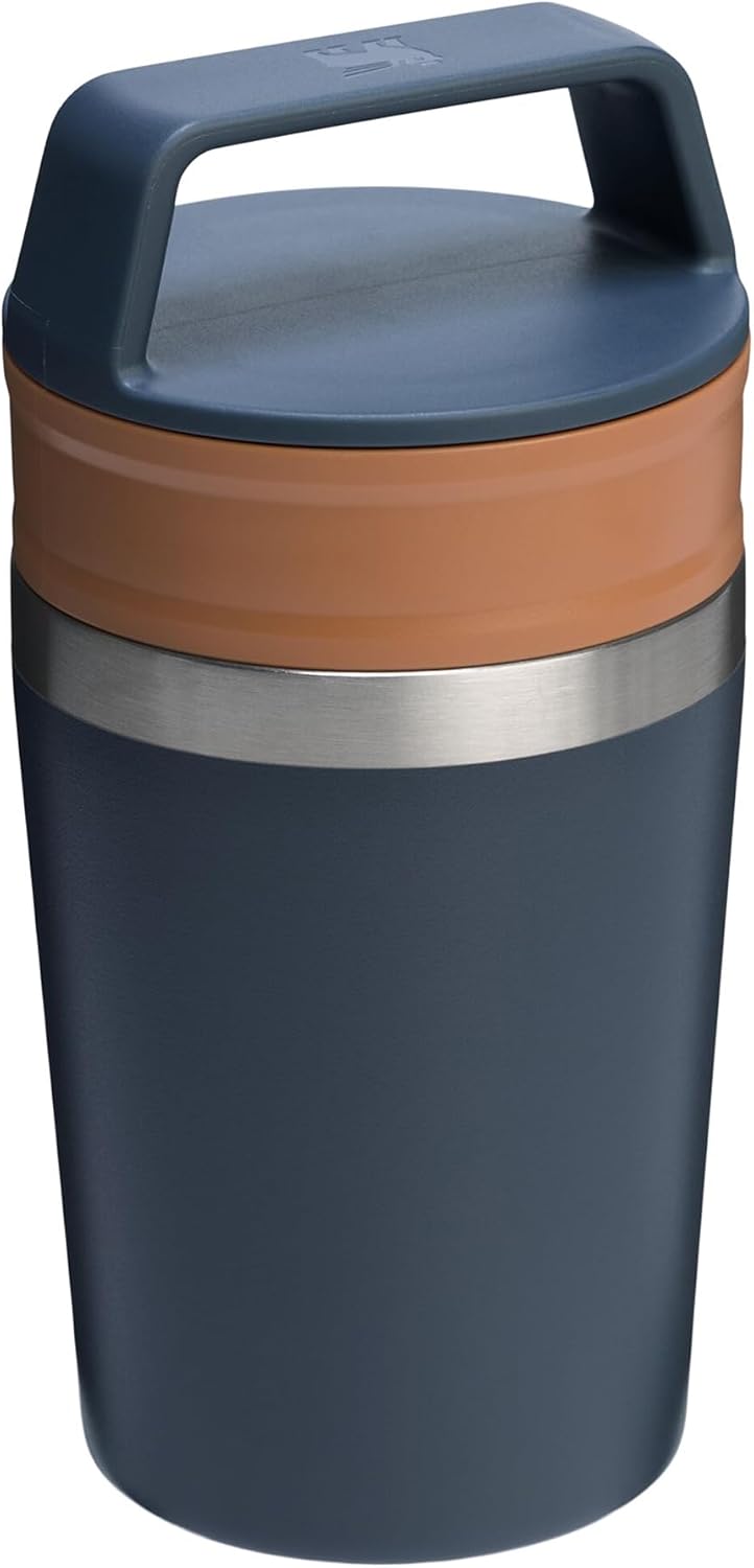 Stanley Cafe To-Go Travel Mug Termos Bardak, Lacivert (Twilight), 0.23 Litre