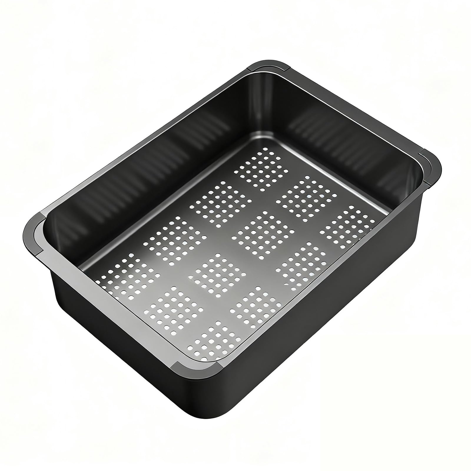 Scolapiatti e scolapiatti in acciaio inox per lavello da cucina, perfetto per piatti, ciotole, frutta e verdura, design salvaspazio durevole, facile drenaggio