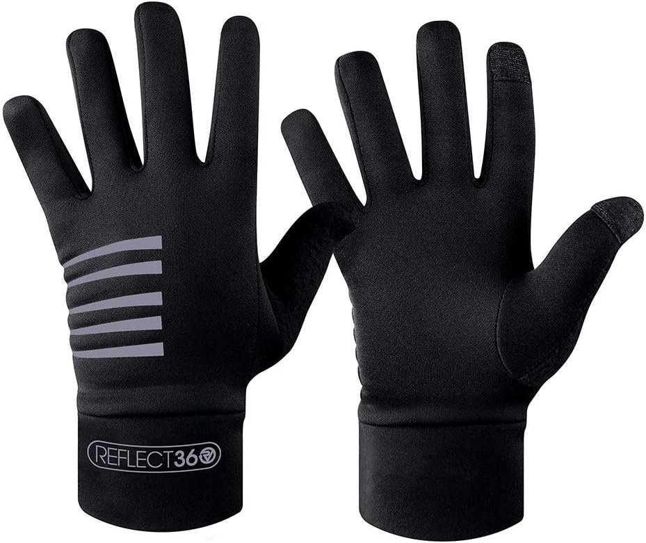 Proviz REFLECT360 Touch Screen Reflective Breathable Water Resistant Running Gloves