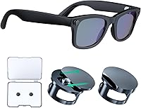 Vista 1 de Fundas ajustables de bloqueo de luz LED para RayBan Meta Wayfarer, Skyler, Headliner (Gen2), accesorios Oakley, cubierta de luz de meta, bloquea